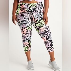 NWT DKNY Sport Atomic Jungle Legging 2X